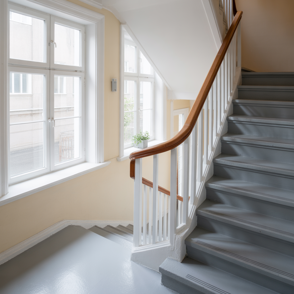 7.Sa malar du om trapphus for att skapa ett frascht intryck